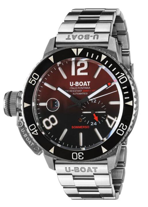 Replica U-BOAT Watch Somerso Ceramic Bordeaux/MT 9521/MT